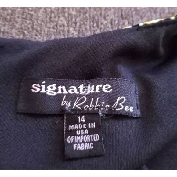 SIGNATURE BY ROBBIE BEE MAXI DRESS SZ.14 EUC. - Picture 5 of 6